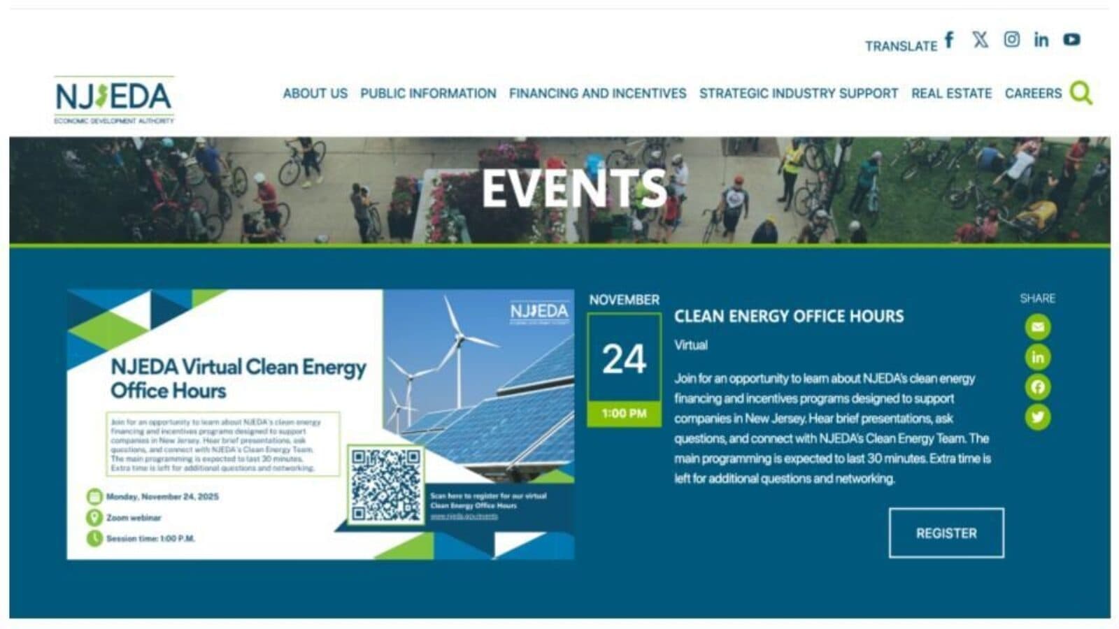 NJEDA Clean Energy Office Hours